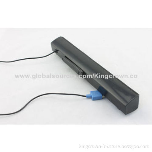 USB speaker for laptop, mini sound bar USB power